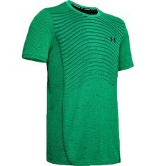 T-shirt Uomo UA Seamless Wave Frontale Verde