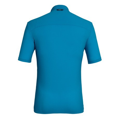 Camisa de Senderismo Hombre Puez Minicheck 2 azul