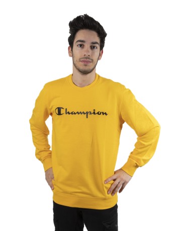 yellow champion sweater mens