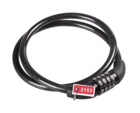 Anti-theft cable with combination 65 cm