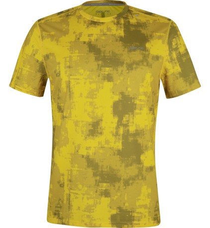 T-Shirt Running Uomo Dorian giallo