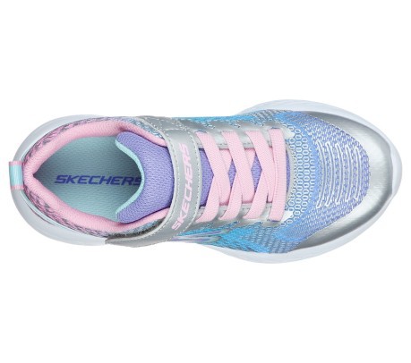 Chaussures bébé Baskets Rayonnante Runner bleu rose