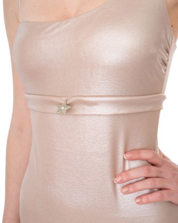 One-Piece Swimsuit In Laminated