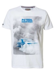 T-shirt Uomo Photo print Bianco Frontale