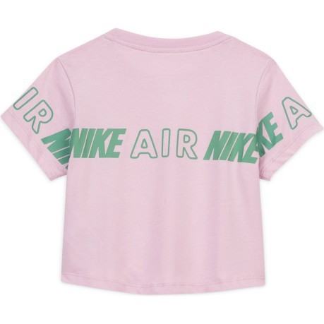 T-Shirt Bambina Crop Nike Air bianco