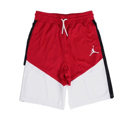 Shorts Junior Jordan Jumpman Layup Bball rosso bianco 