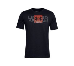T-Shirt Uomo UA Box Logo Wordmark nero