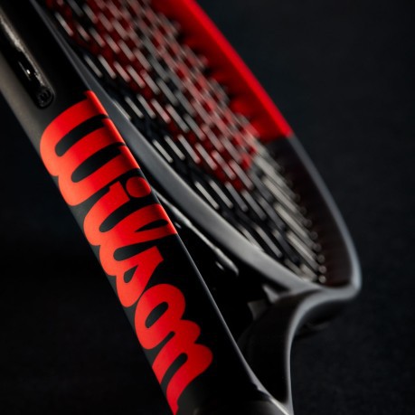 .Racchetta Tennis Clash 100 rosso grigio 