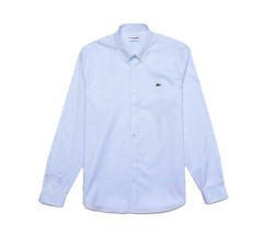 Camicia Uomo Cotone Pin Point azzurro
