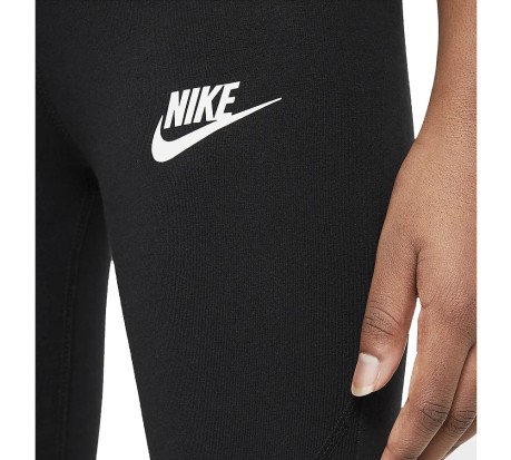 Leggings Ragazza Nike Sportswears Favorites GX HW nero 