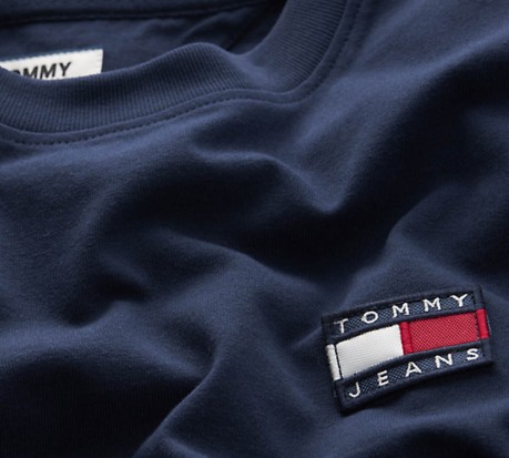 T-Shirt TJM Tommy Badge Tee blu 