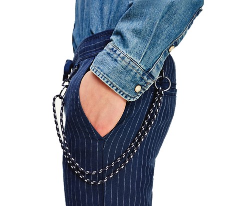 Pantaloni Uomo TJM Scanton Pinstripe Track Pant blu 