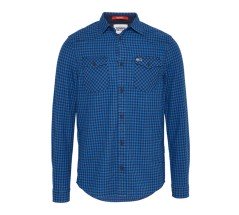 Camicia Uomo TJM Gingham Western Shirt blu