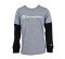 T-Shirt Junior American Classic TML Doppia Manica grigio nero