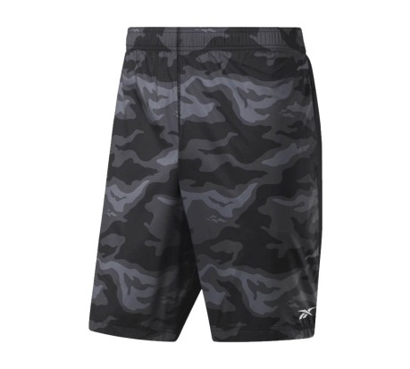 Shorts Uomo Workout Ready Graphic Comm Printed nero 