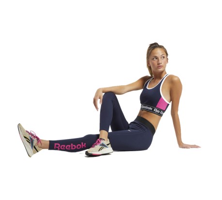 Leggings Donna Pant Training Essentials Linear Logo nero 