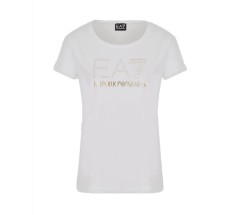 T-Shirt Donna Train Logo Series Tee bianco