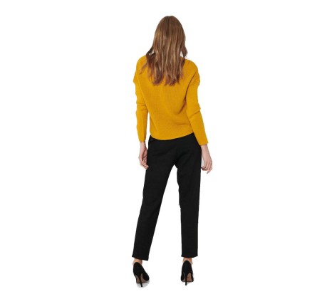 Maglione Donna Lexy Pullover Loose Fitted Knitted giallo 