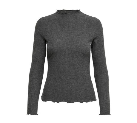 T-Shirt Donna Emma Long Sleeved Lupetto Top grigio 