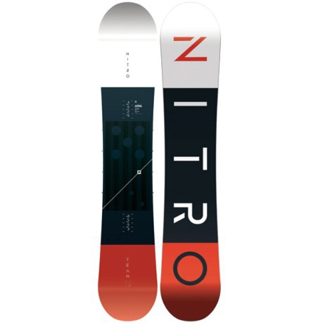 Tavola Snowboard Uomo Team Gullwing rosso nero 