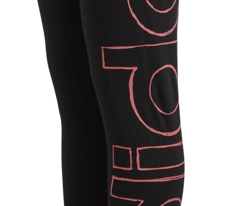 Leggings Girl Logo Tights  nero rosa 