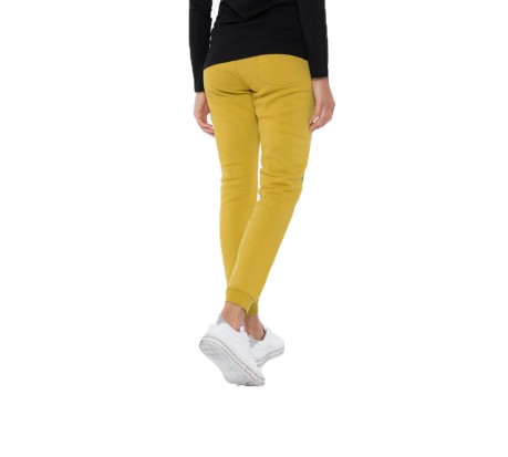 Pantaloni Donna Training Stampa Banda giallo 