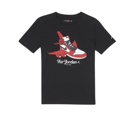 T-Shirt Junior Air Jordan AJ1 TakeOff Tee nero 