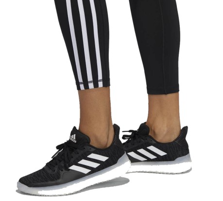 Tights Donna Believe This 2.0 3-Stripes 7/8 nero 