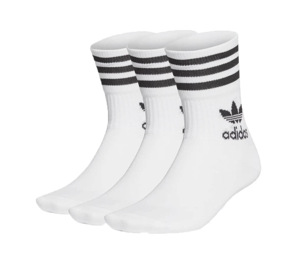 Calze Unisex Mid Cut Socks 3 Adidas Originals | eBay