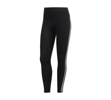Tights Donna Believe This 2.0 3-Stripes 7/8 nero 