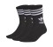 Calze Unisex Mid Cut Solid Crew Socks 3 nero bianco