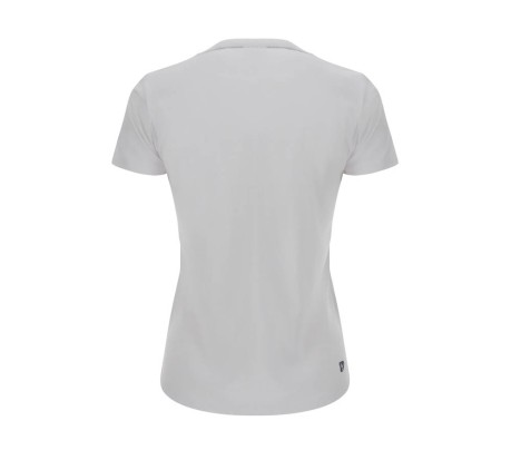 T-Shirt Donna Basic Cotton Jersey Stampa bianco 