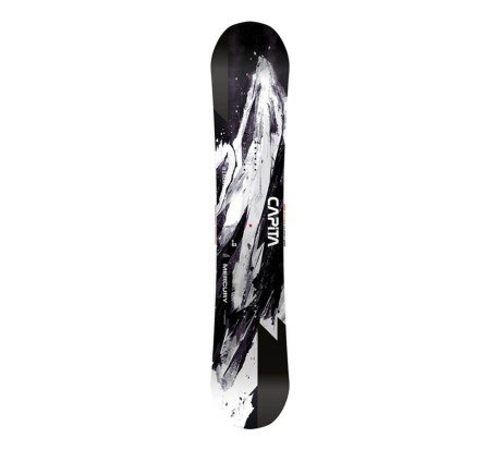 Tavola Snowboard Uomo Mercury nero bianco