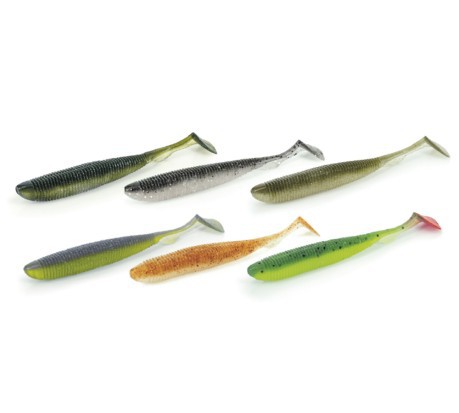 Mixed Pack 4 Artificiali Ra Shad 3.5"