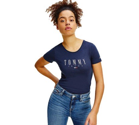 T-shirt Donna Essential Skinny Fit davanti 
