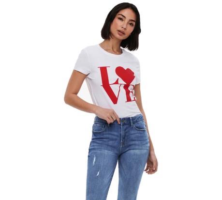 T-shirt Donna Love davanti