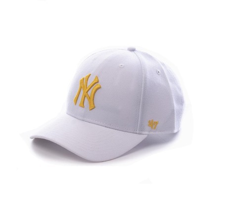 Cappellino New York Yankees bianco-oro