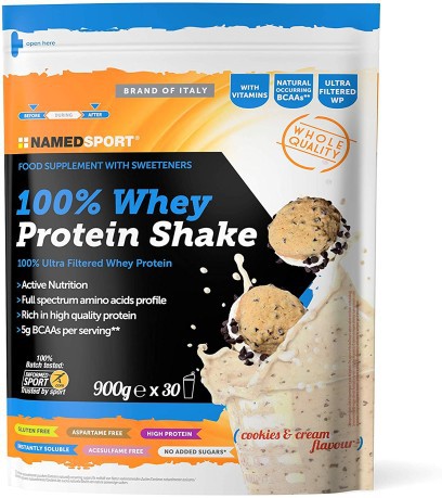 Integratore Shake Biscotti e Crema 100% Whey Protein Namedsport