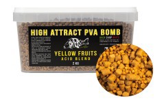 PVA Bomb Yellow Fruits Over Carp Baits