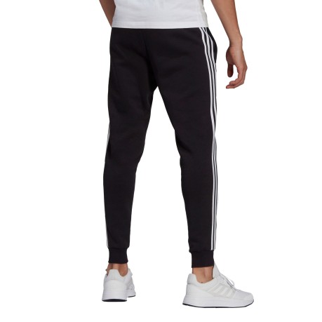 Pantaloni Uomo Essentials Fleece Fitted 3-Stripes