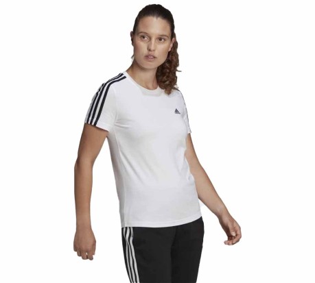 T-shirt Donna Loungewear Essential Slim 3-Stripes