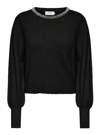 Maglione Donna Puff Sleeve Knitted fronte