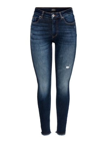 Jeans Onlblush Life Mid Ankle Skinny Fit Donna fronte