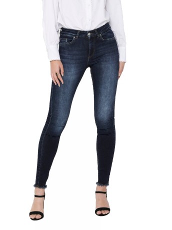 Jeans Onlblush Life Mid Ankle Skinny Fit Donna fronte