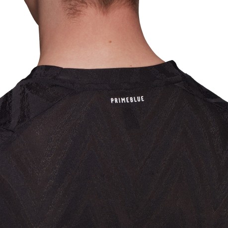 T-Shirt da Tennis Uomo Primeblue Freelift Adidas nero prodotto