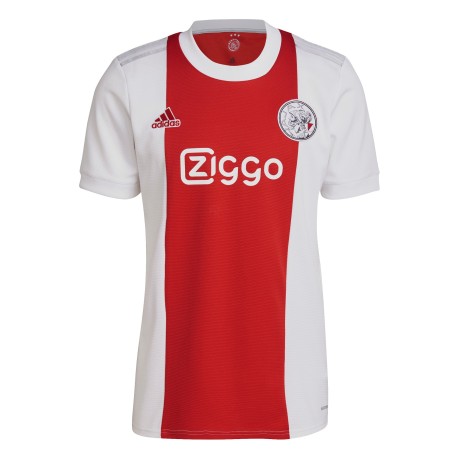 Maglia Calcio Ajax Amsterdam  Home 21/22 bianco-rosso davanti