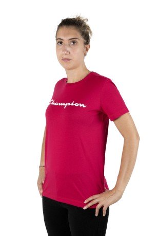 T-shirt Donna Jersey rosso  davanti 