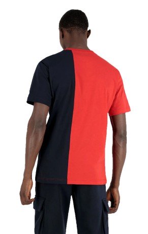 T-Shirt Uomo Color Block  blu-rosso prodotto 