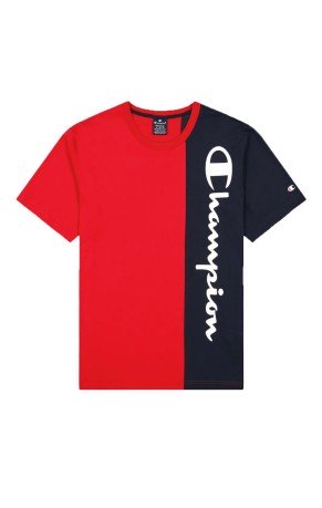 T-Shirt Uomo Color Block  blu-rosso prodotto 