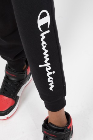 Pantaloni Bambina Joggers Logo nero davanti
